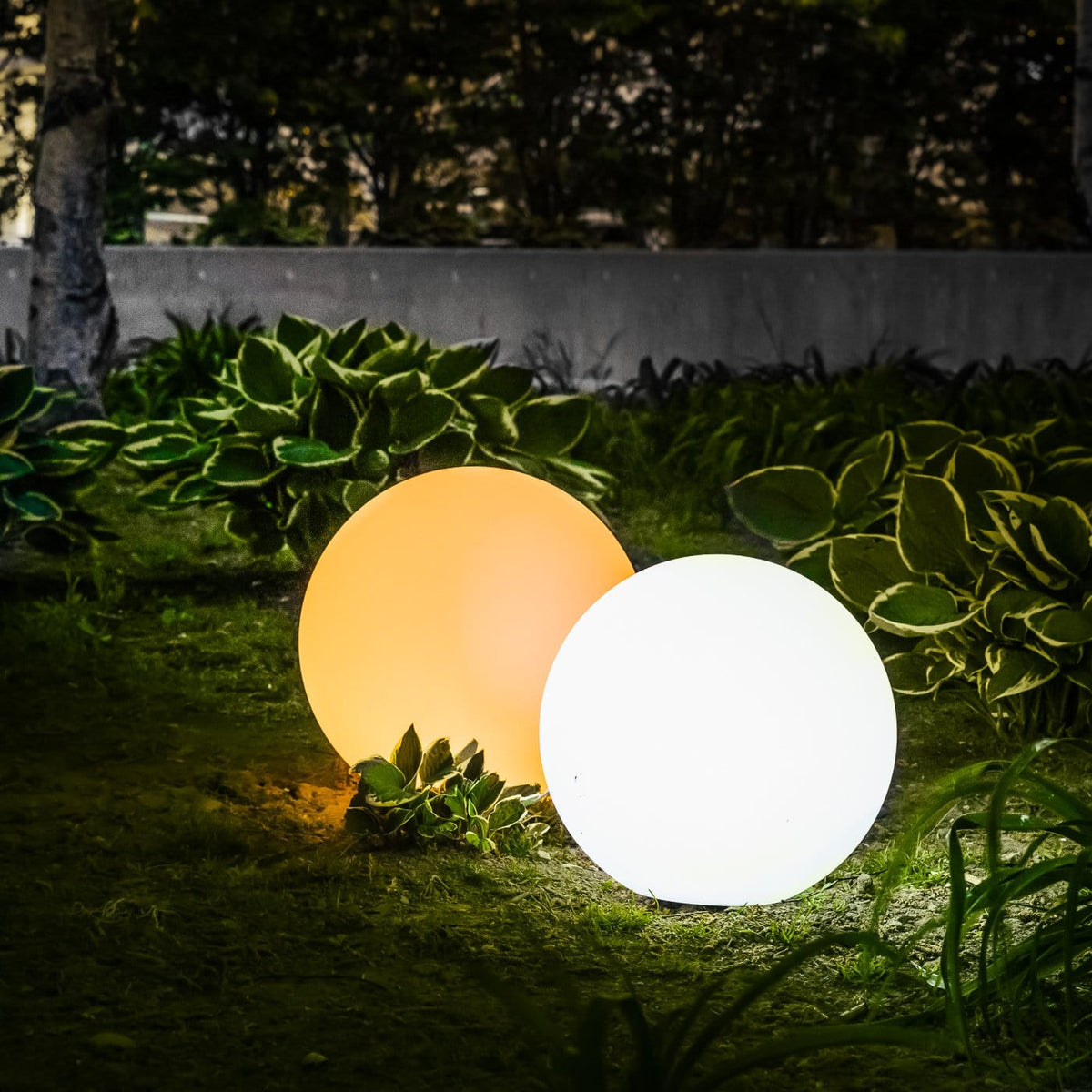 Solare Gartenkugelleuchte