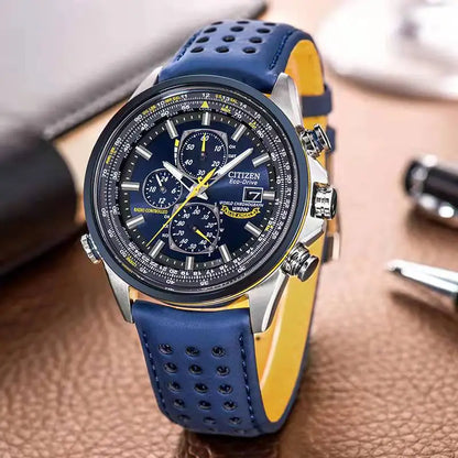 Quartz Watch with Chronograph and Waterproof Finish