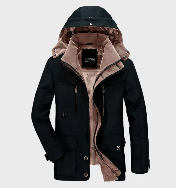 Thick Winter Jacket for Men with Hood - Doug
