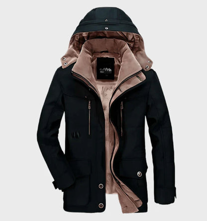 Thick Winter Jacket for Men with Hood - Doug