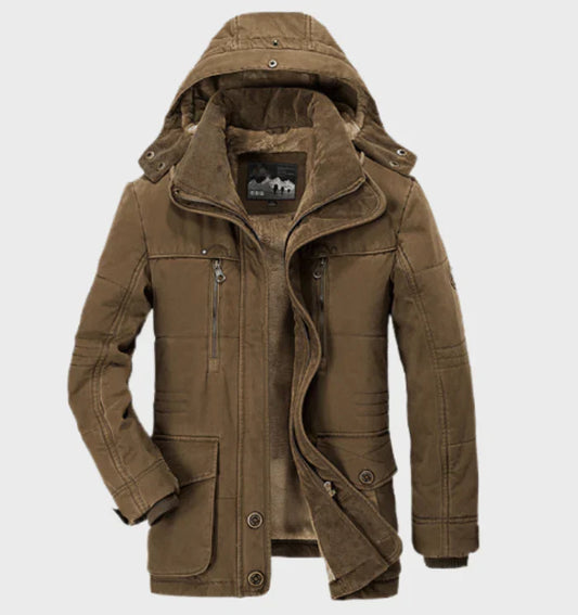 Chaqueta gruesa de invierno para hombre con capucha - Doug