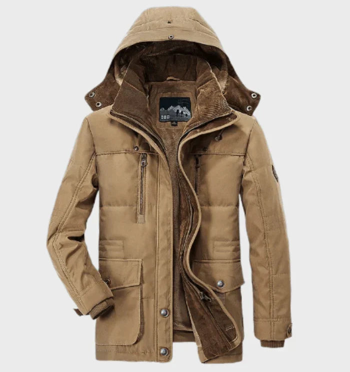 Thick Winter Jacket for Men with Hood - Doug