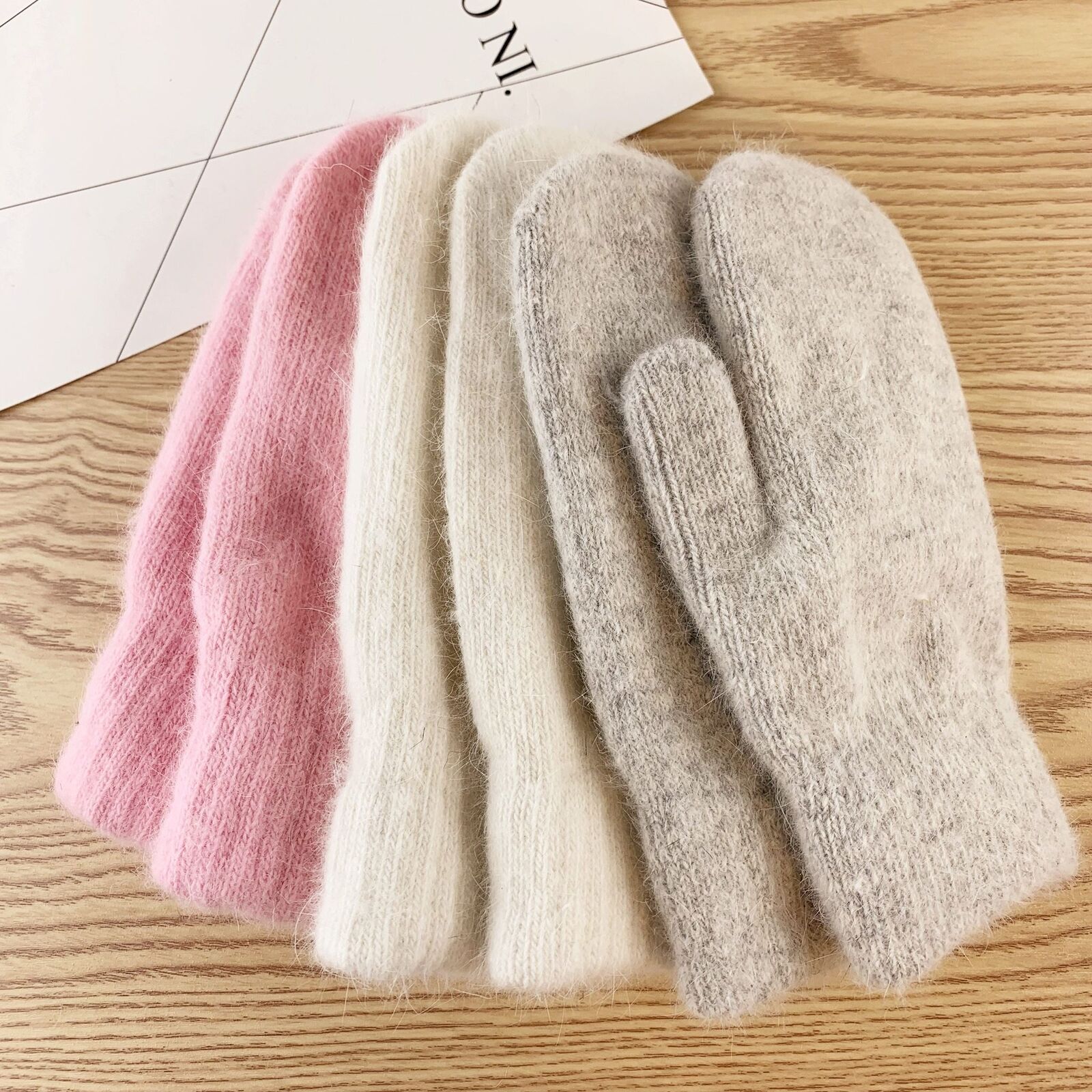 Nessa | Warm & Stylish Plush Mittens
