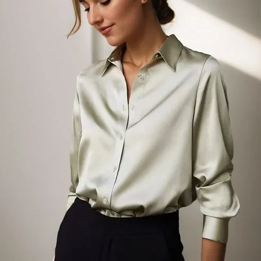 Blusa casual holgada para mujer