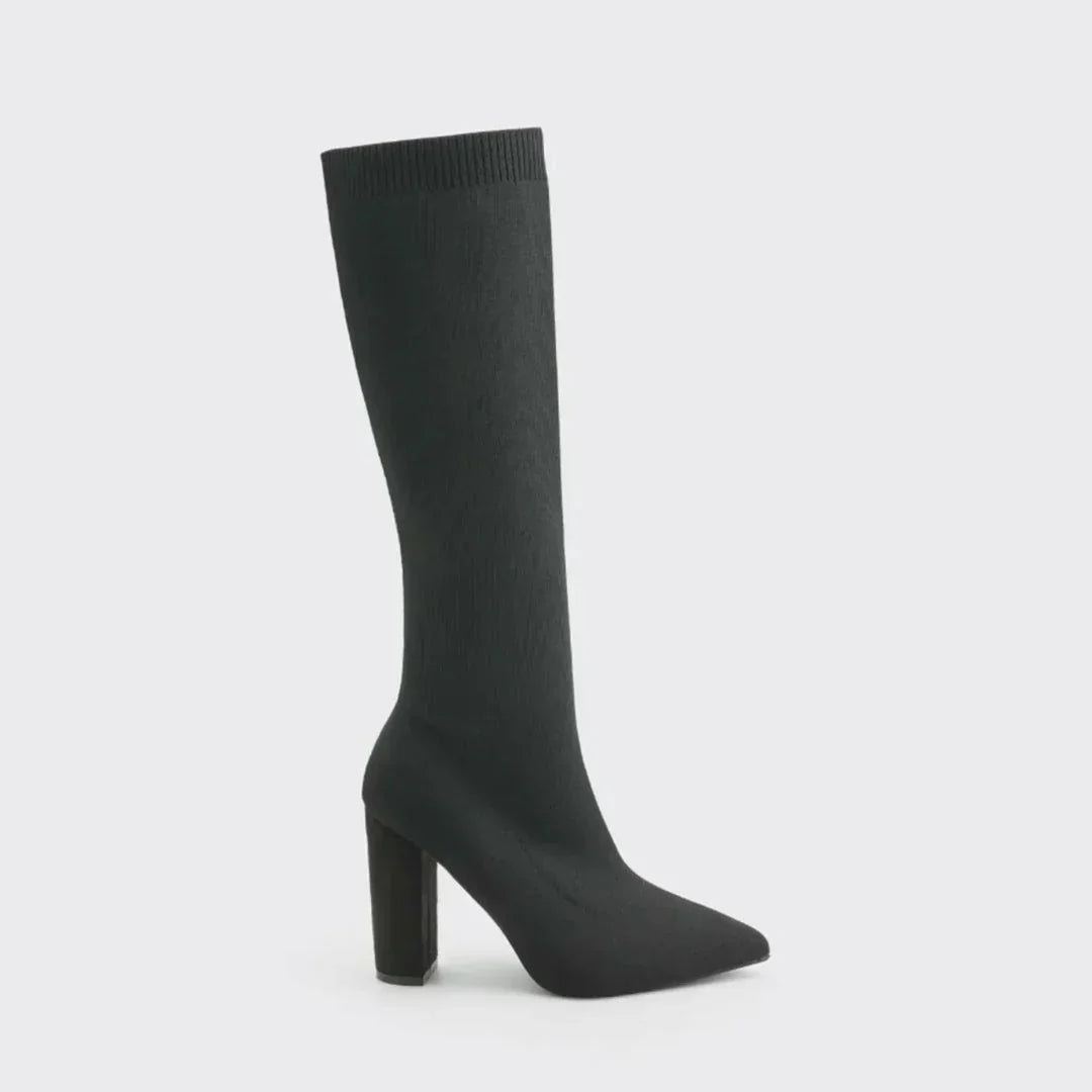 Knee-High Stretch Boots for Women