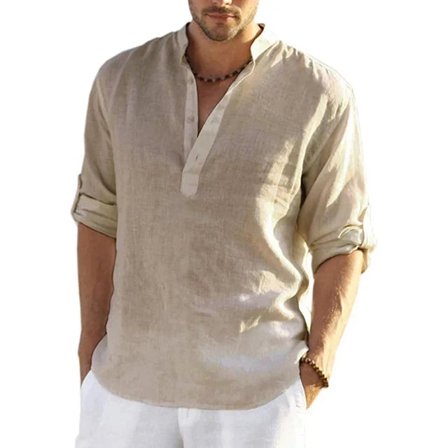 Linen Shirt for Men - Summer - Sanders