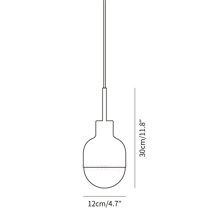 Suspension Niku – Design luxueux en laiton et en verre