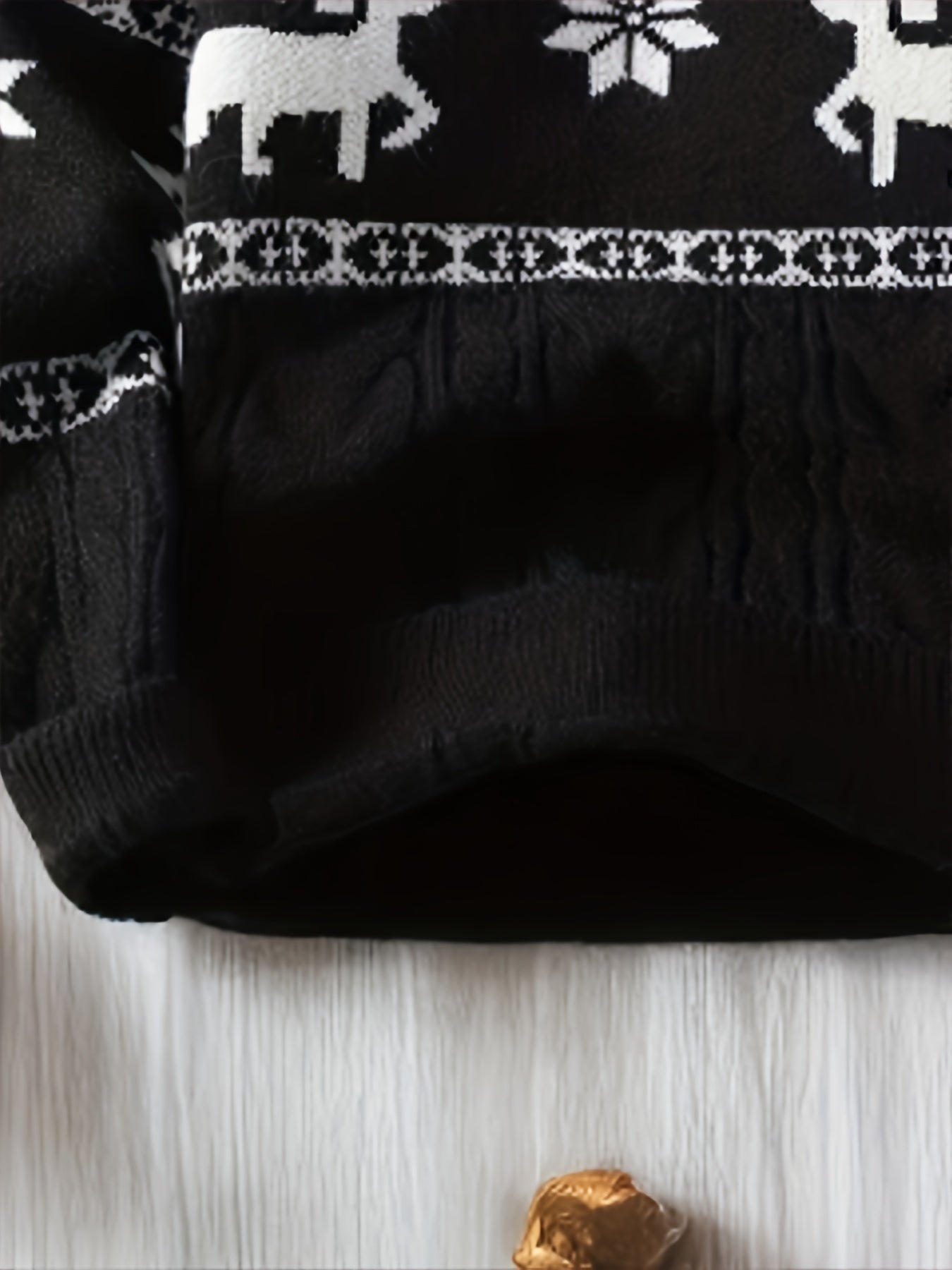 Nina | Festive Reindeer Pattern Knitted Jumper for Women