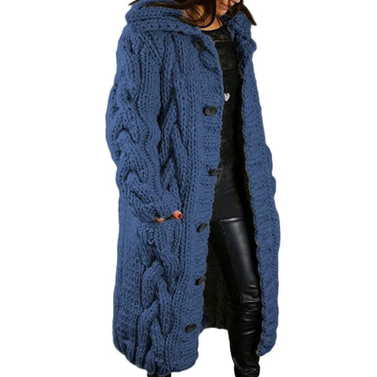 Nina | Stylish Thick Knitted Women's Cardigan