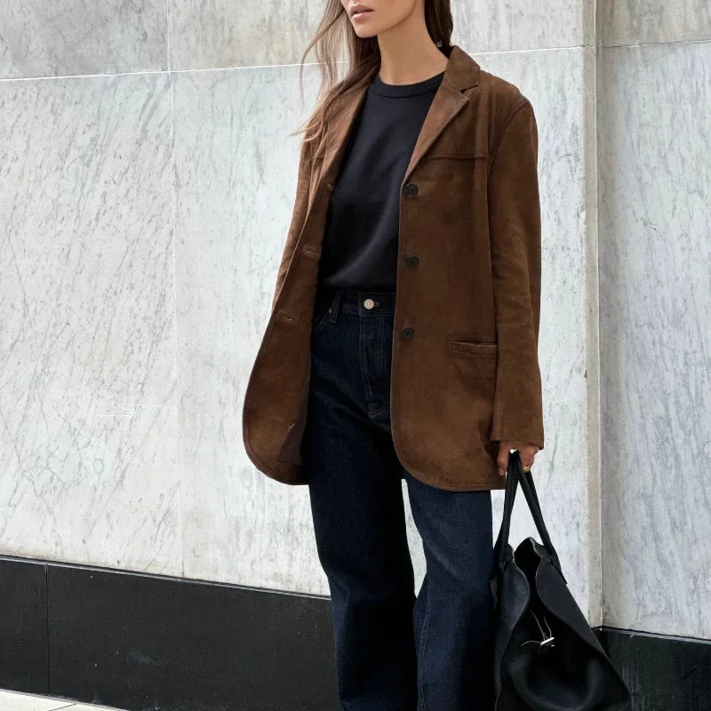 Nina | Suede Ladies' Jacket