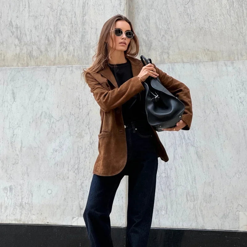 Nina | Suede Ladies' Jacket