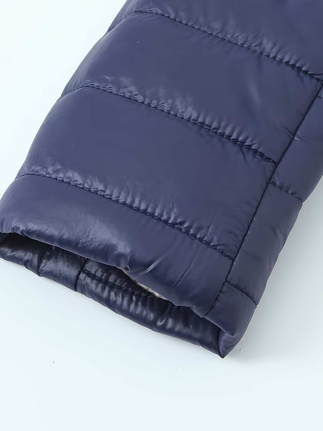 Nina | Warm puffy jacket with zip and faux fur lining