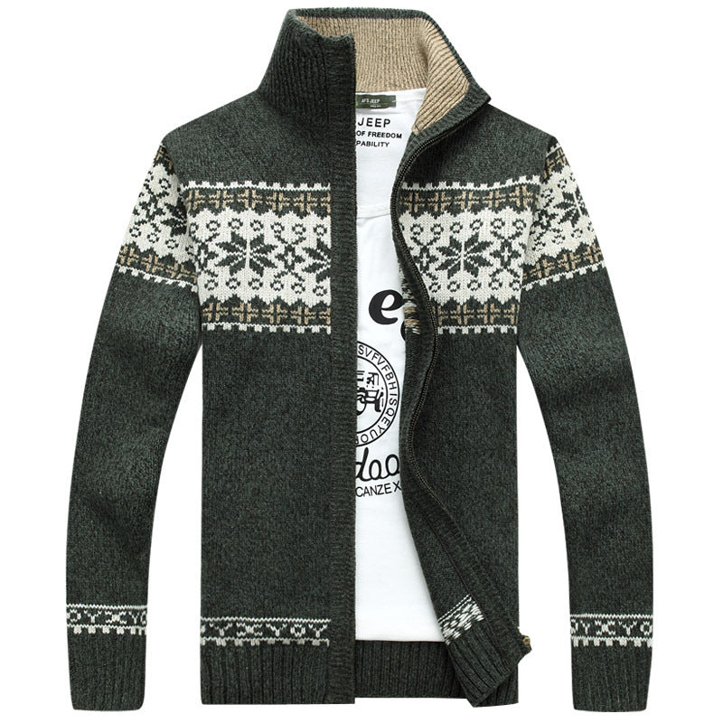 Noah | Christmas Snowflake Wool Men's Jumper
