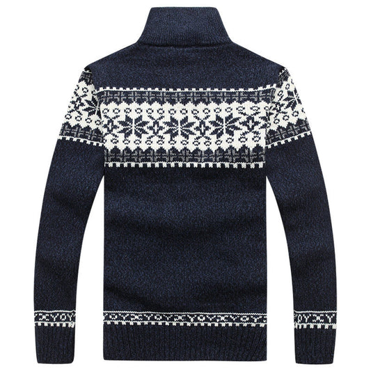 Noah | Christmas Snowflake Wool Men's Jumper