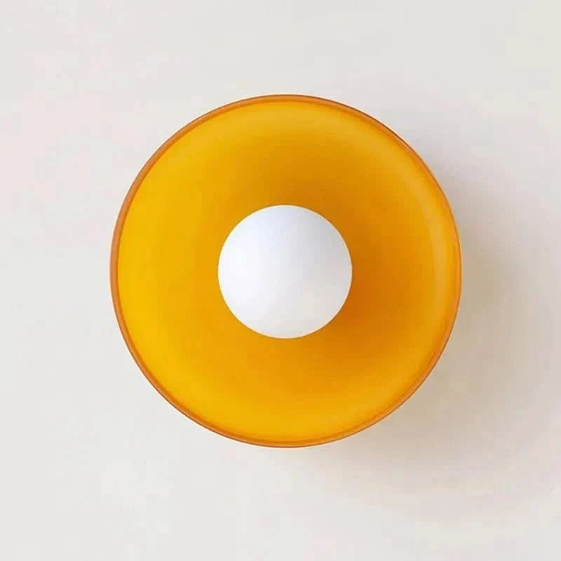 Glass ceiling lamp with Scandinavian design – Atmospheric lighting for any interior