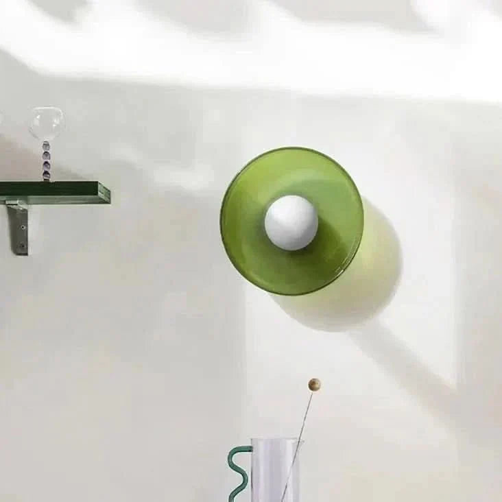Glass ceiling lamp with Scandinavian design – Atmospheric lighting for any interior