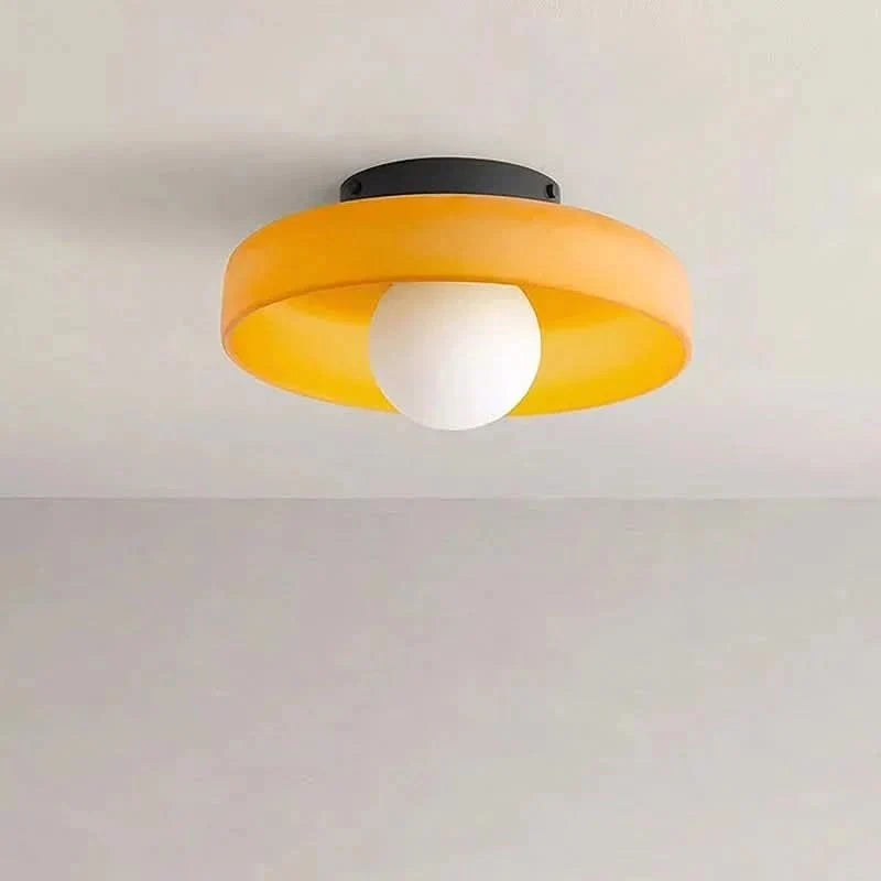 Glass ceiling lamp with Scandinavian design – Atmospheric lighting for any interior