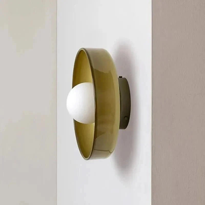 Glass ceiling lamp with Scandinavian design – Atmospheric lighting for any interior