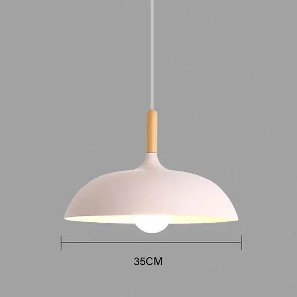 NordicLight Scandinavian Ceiling Lamp in Oak