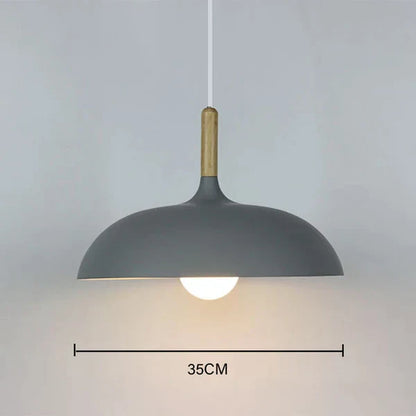 NordicLight Scandinavian Ceiling Lamp in Oak