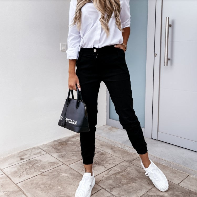 Skinny Stretch Women's Trousers - Edera