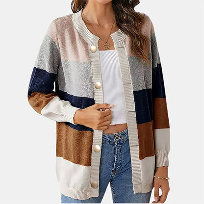 Light Striped Cardigan for Women - Daisy