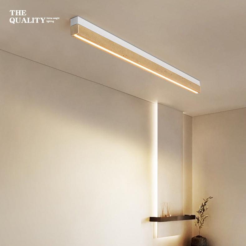 Modern Travertine Ceiling Lamp with LED