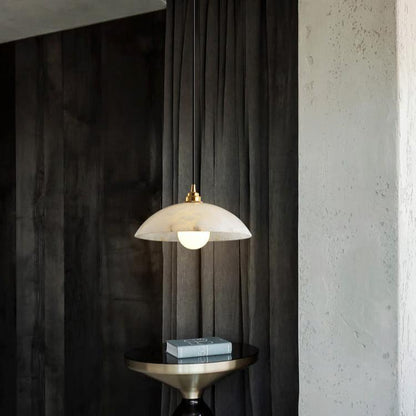 Luxe marmeren hanglamp Dôme