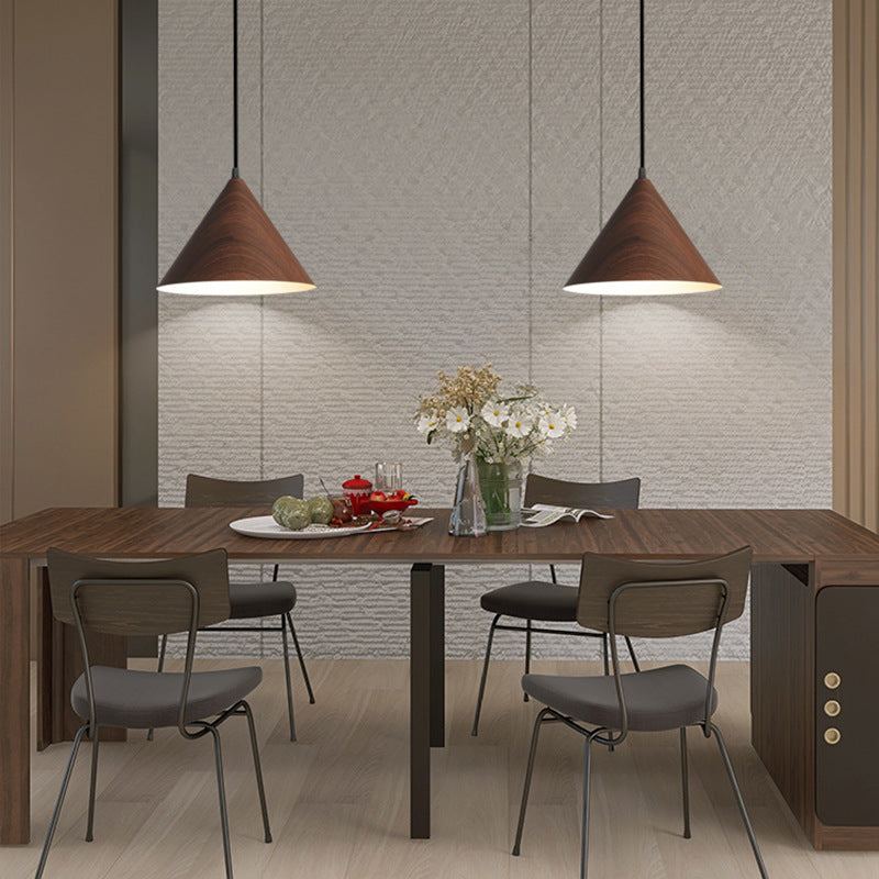 Nordic Wooden Pendant Lamp for Dining Room and Bedroom