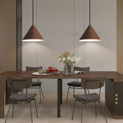 Nordic Wooden Pendant Lamp for Dining Room and Bedroom