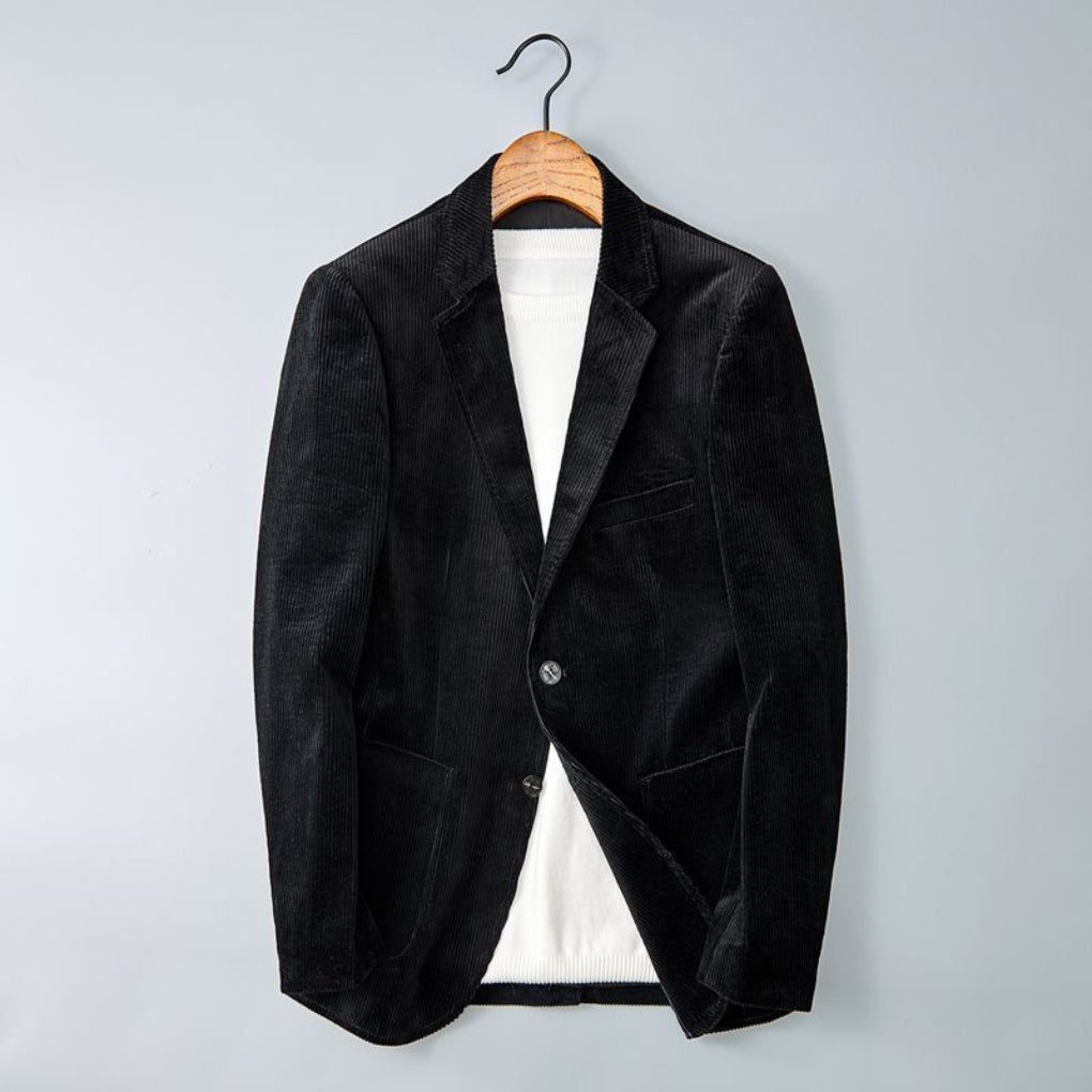 Structured corduroy jacket in smart casual style