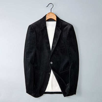 Structured corduroy jacket in smart casual style