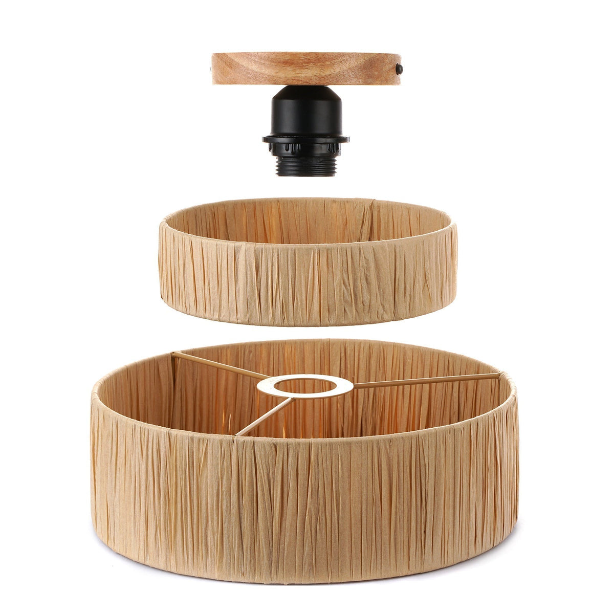 Modern Rattan Bohemian Ceiling Lamp