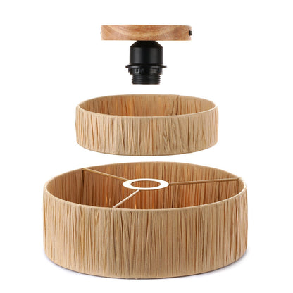 Modern Rattan Bohemian Ceiling Lamp