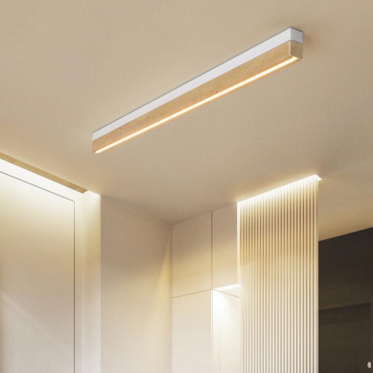 Modern Travertine Ceiling Lamp with LED