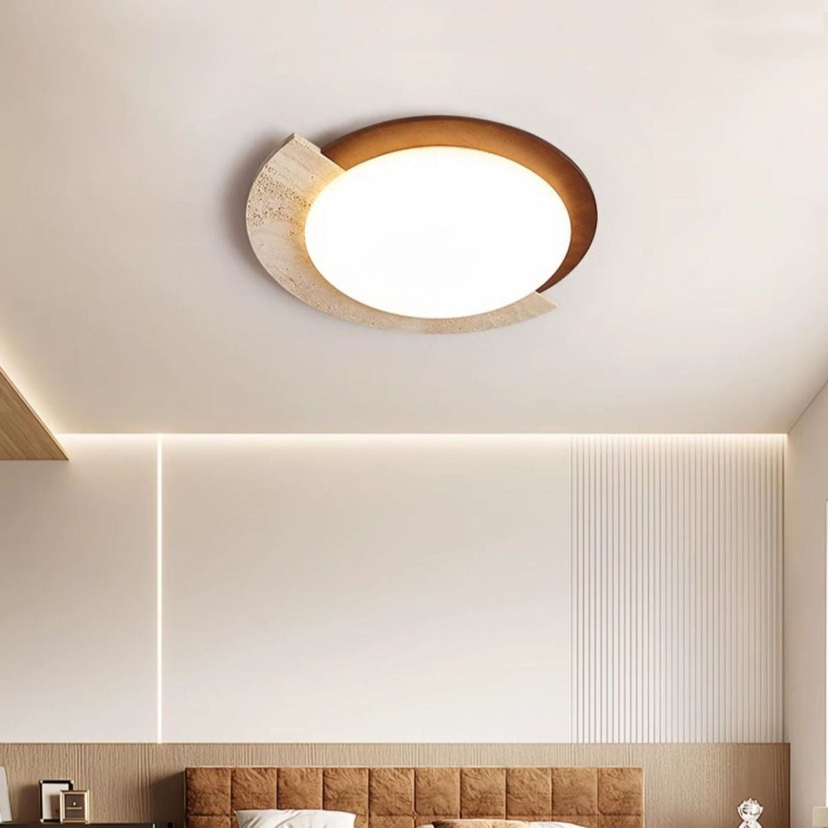Retro Modern Geometric Ceiling Light – Luxurious and Stylish
