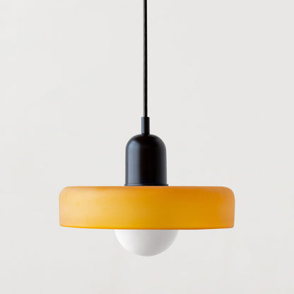 ColorLoop-Pendelleuchte – Künstlerische Hängelampe im Bauhaus-Stil mit warmem Licht