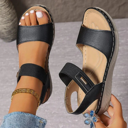 Martens Open Toe Cushioned Sandals for Women
