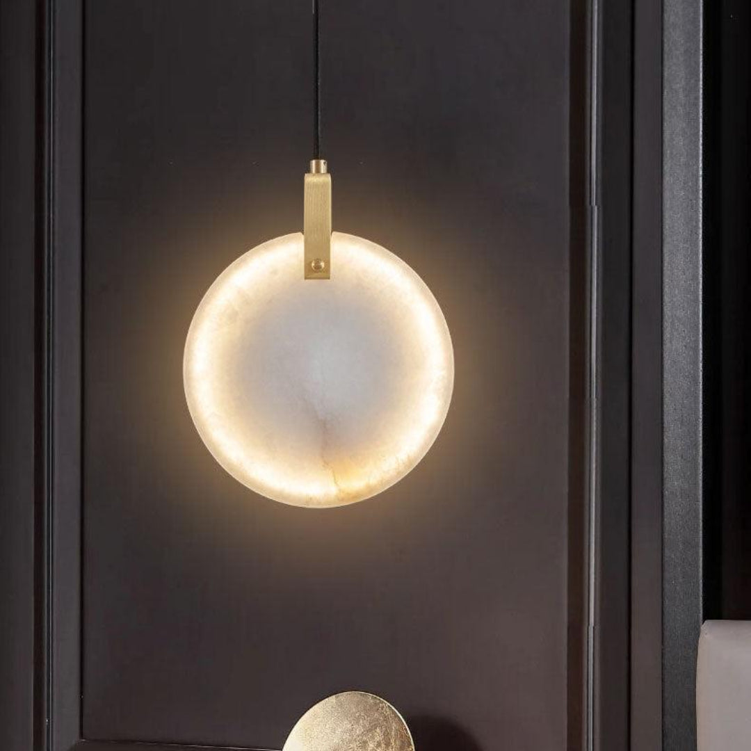 Spanish Marble Pendant Lamp Lorenzo - Modern Luxury and Elegance