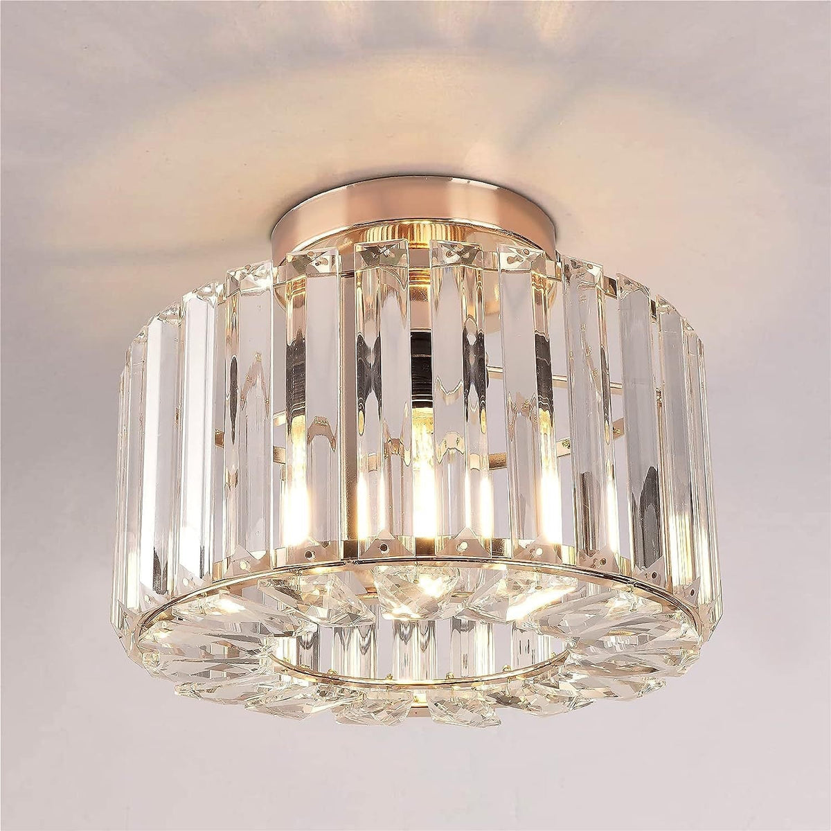 Elegant Crystal Ceiling Light - Luxurious and Stylish Design