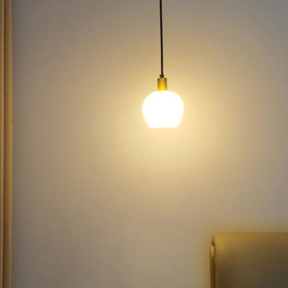 Alabaster Pendant Lamp Lilin – Luxe Marble Design with LED