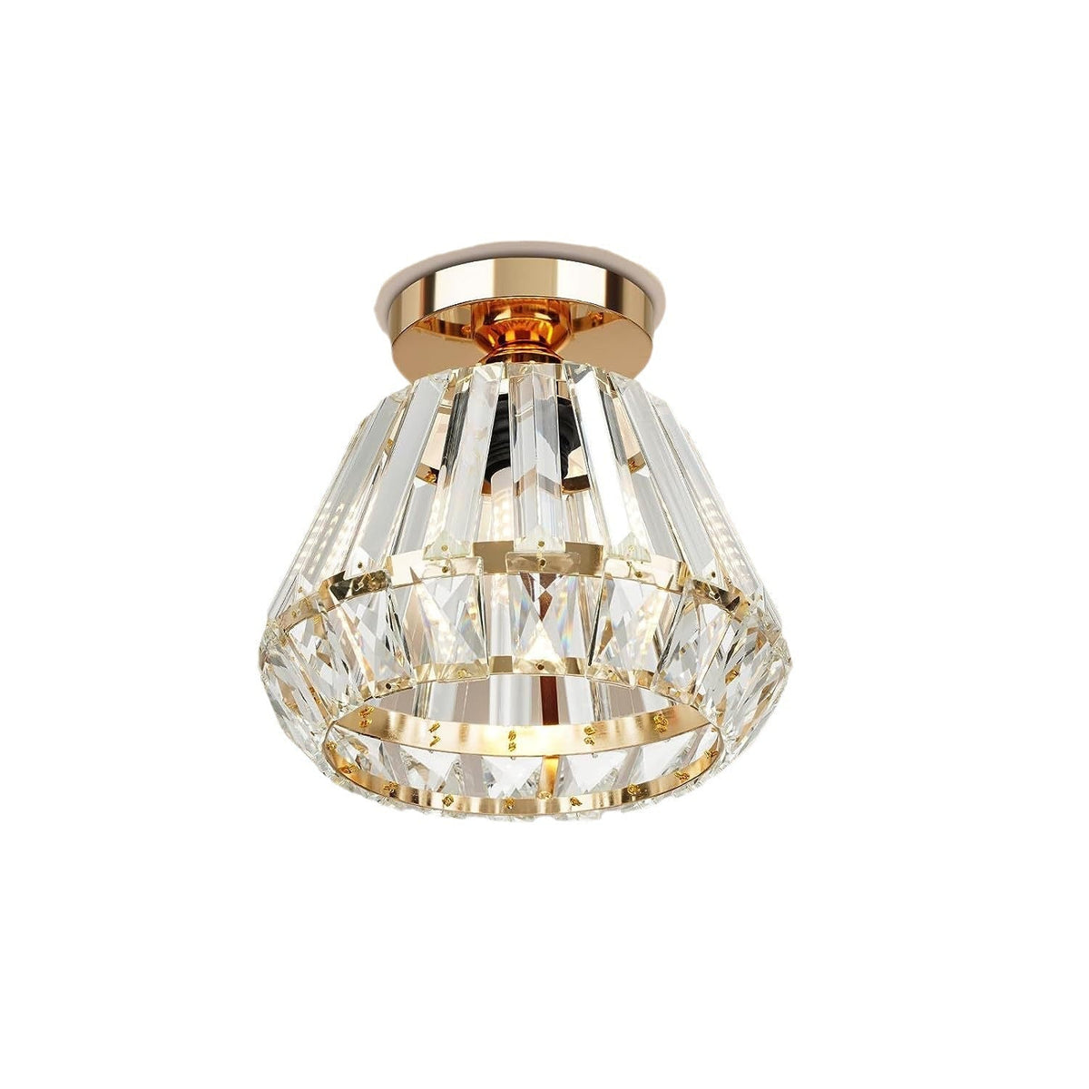 Plafón de cristal de lujo de diseño nórdico