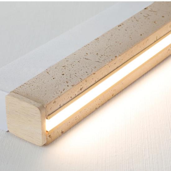 Modern Travertine Ceiling Lamp with LED