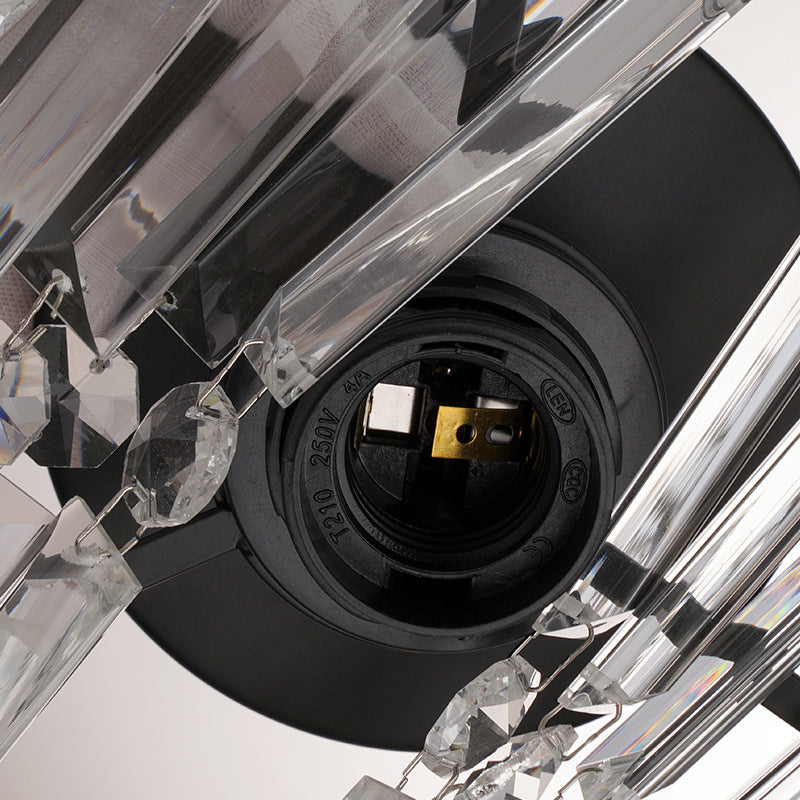 Luxury Crystal Ceiling Light with Copper Finish
