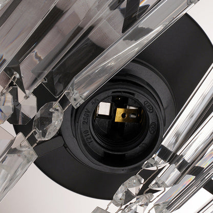 Luxury Crystal Ceiling Light with Copper Finish