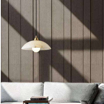 Luxe marmeren hanglamp Dôme