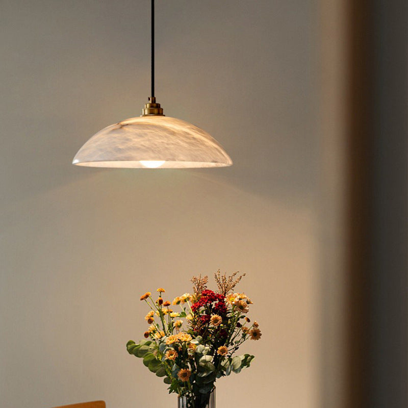Luxe marmeren hanglamp Dôme