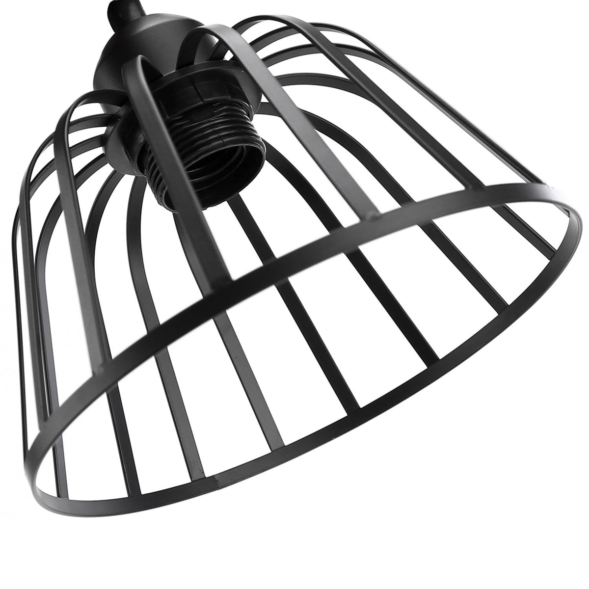 Retro Industrial Pendant Light Black Metal