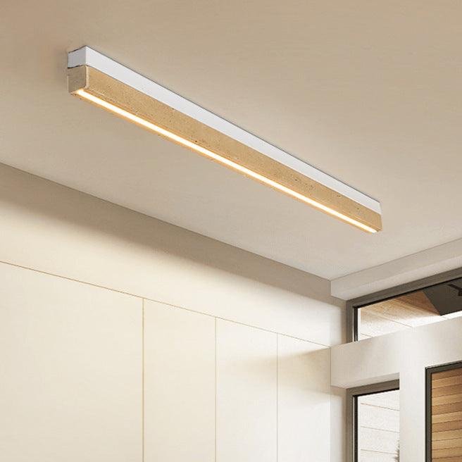 Modern Travertine Ceiling Lamp with LED