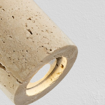Modern Travertine Pendant Light in Japanese Style – Elegance and Tranquillity